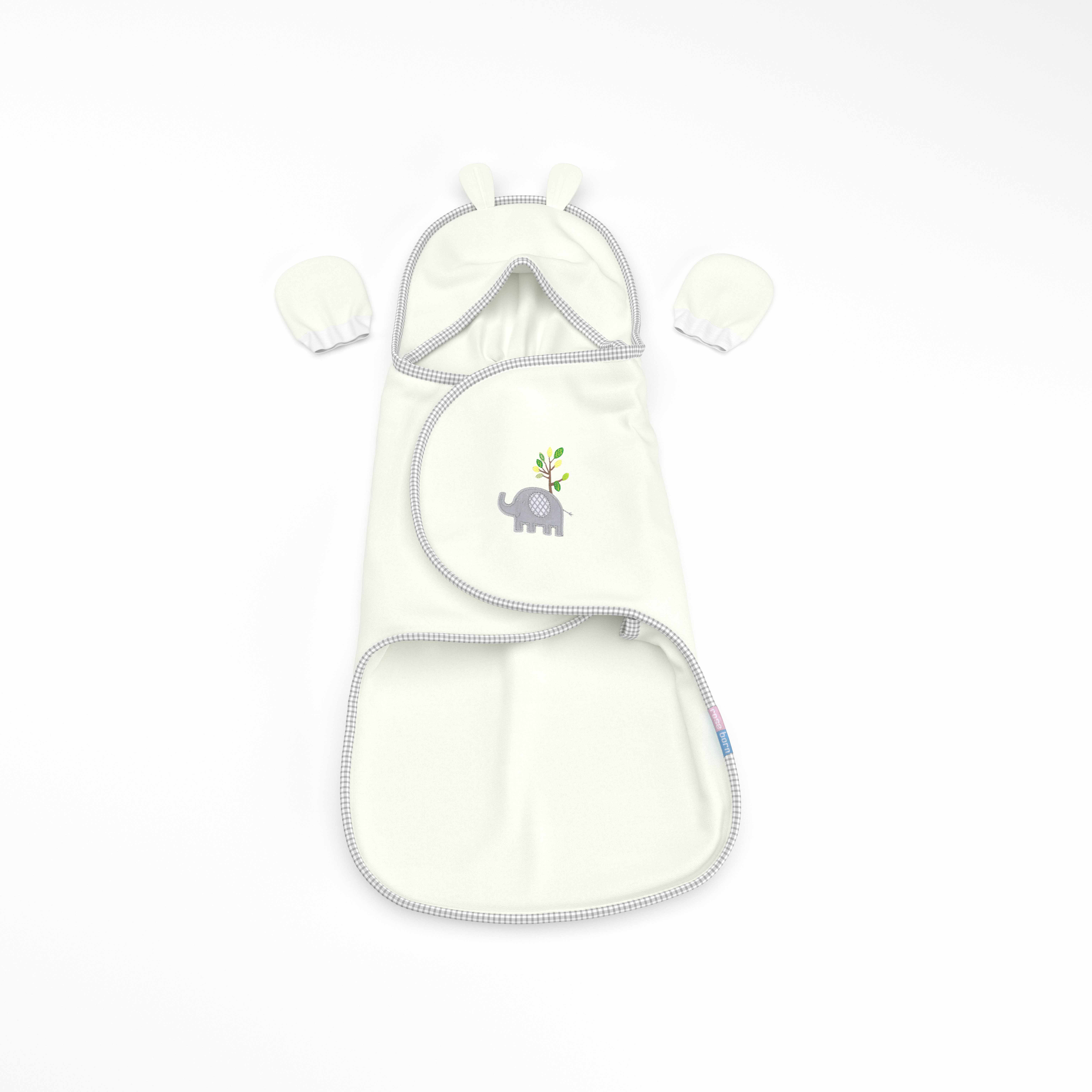 قنداق چسبی گلدوزی Brooks Jungle